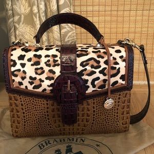 RARE! Brahmin Gabriella satchel! NWT
